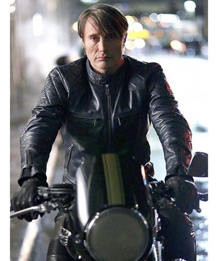 Hannibal Season 3 Mads Mikkelsen Biker Jacket