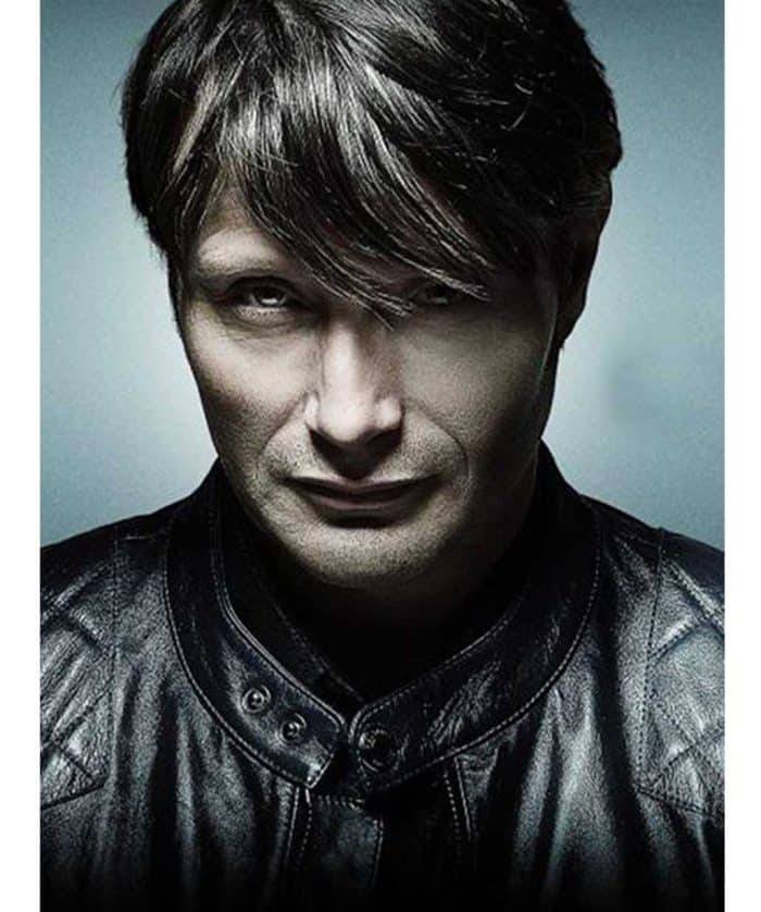 Hannibal Season 3 Mads Mikkelsen Biker leather Jacket outfit