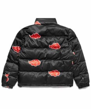 Naruto Akatsuki Black Puffer Jacket