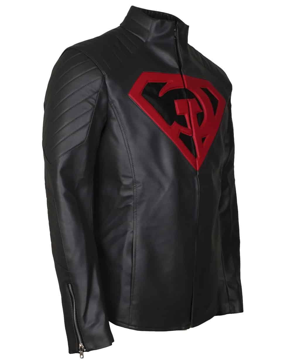 Superman red deals leather jacket