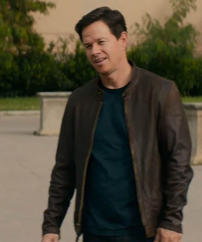 Uncharted Mark Wahlberg Brown Leather Jacket