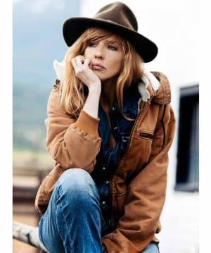 Yellowstone Beth Dutton Hoodie Fur Jacket online