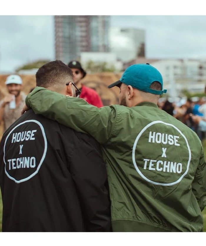 CRSSD House X Techno Bomber Jacket sale