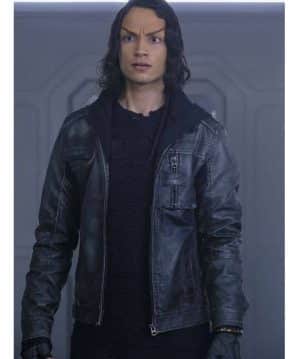 Elnor Star Trek Picard Season 2 Black Leather Jacket