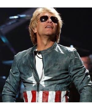 Jon Bon Jovi Captain America Leather Jacket