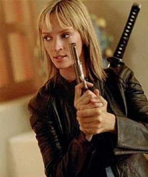 Kill Bill 2 Uma Thurman Leather Jacket outfit