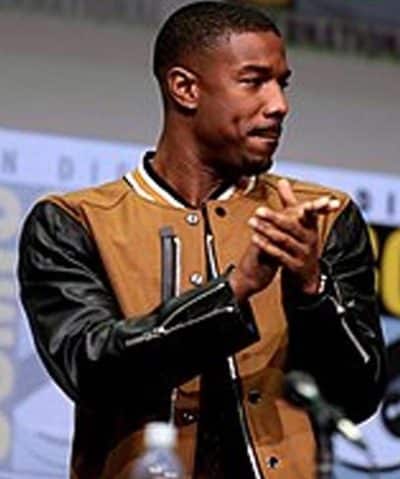 Michael B Jordan Comic Con Varsity Jacket