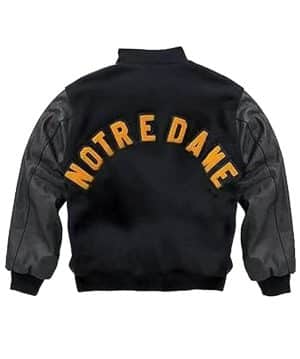 Notre Dame Rudy Irish Varsity Jacket Men