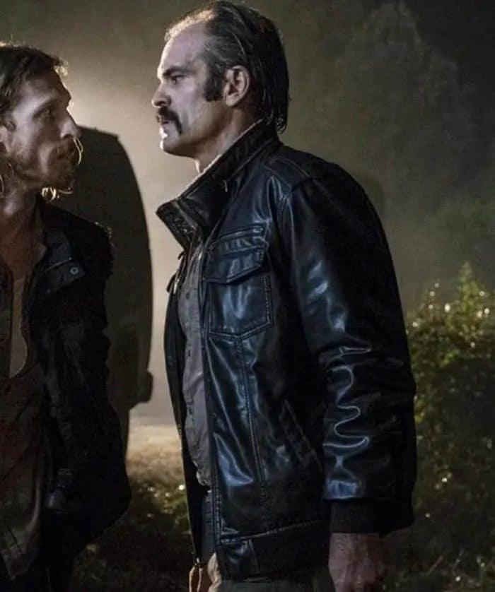 Steven Ogg The Walking Dead Simon Leather Jacket