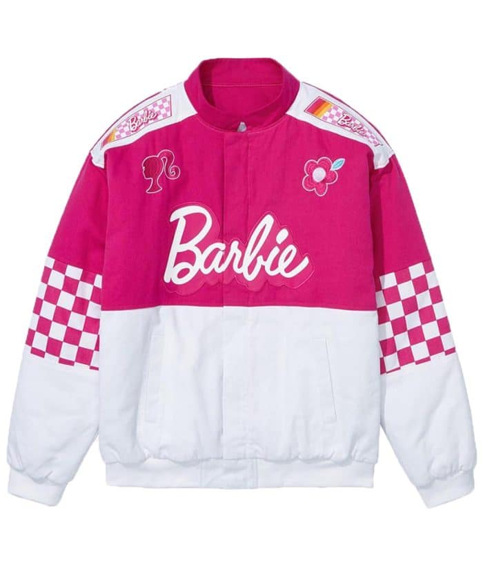 Barbie Checkered Moto Racing Jacket