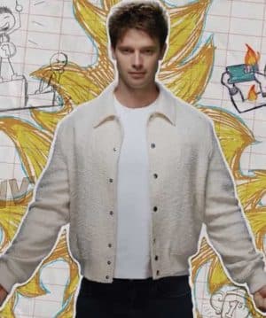 Patrick Schwarzenegger Gen V White Jacket