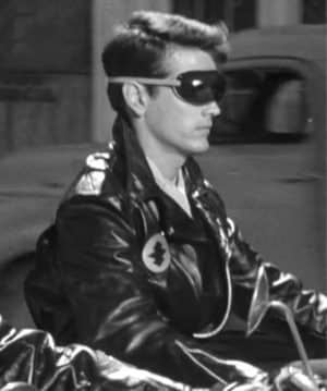 The Twilight Zone Narrator Motorcycle Leather Jacket Outfit