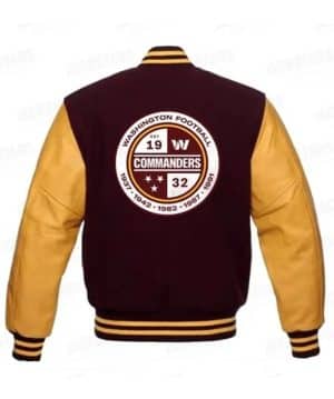 Washington Commanders Letterman Jacket