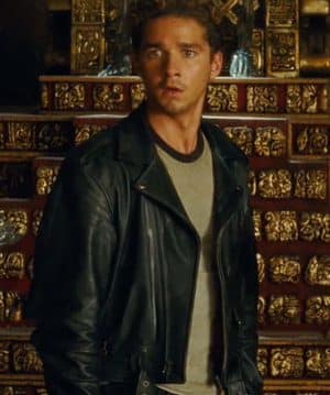 SHIA LABEOUF INDIANA JONES 4 LEATHER JACKET