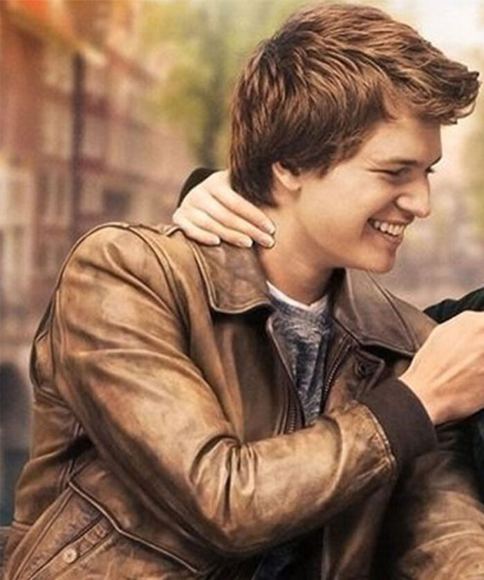 Ansel Elgort The Fault in Our Stars Leather Jacket