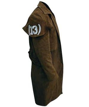 A7 Fallout NCR Ranger Duster Brown Leather Multi Pockets