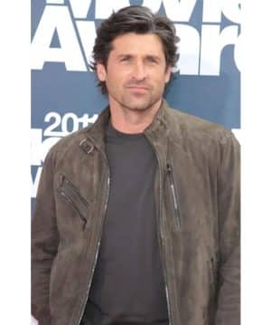 Patrick Dempsey Brown Leather Jacket Online Sale