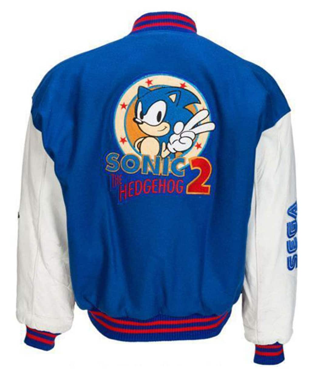 Sonic the Hedgehog 2 Varsity Jacket