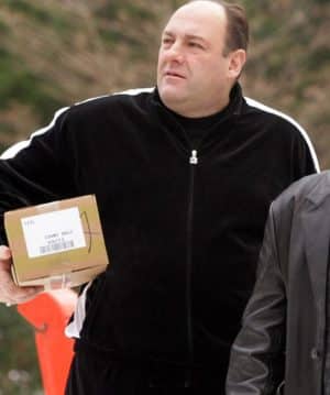 The Sopranos James Gandolfini Black Tracksuit