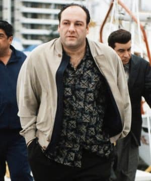 Tony Soprano James Gandolfini Beige Cotton Jacket