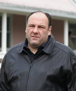 Tony Soprano James Gandolfini Black Leather Jacket Men