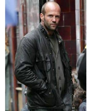 BLITZ JASON STATHAM LEATHER JACKET