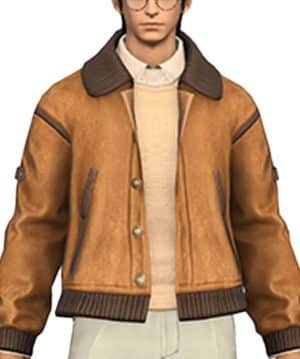 FFXIV Brown Varsity Jacket Women