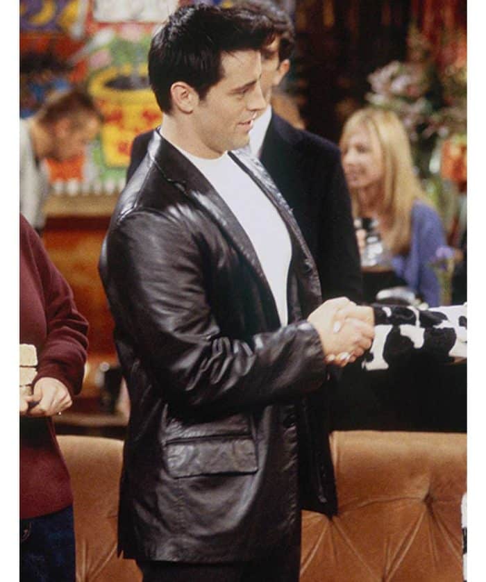 MATT LEBLANC FRIENDS LEATHER BLAZER