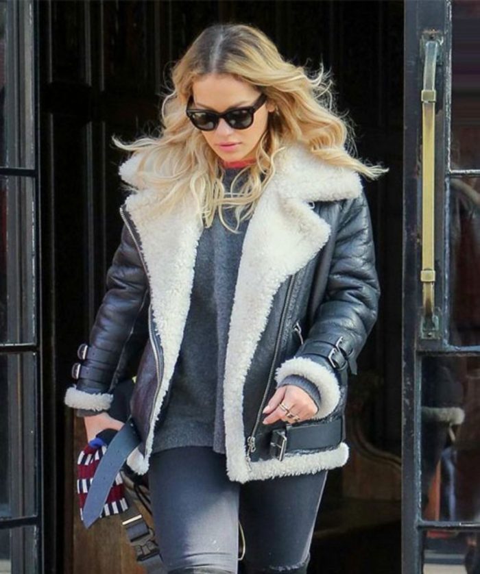 RITA ORA LEATHER JACKET