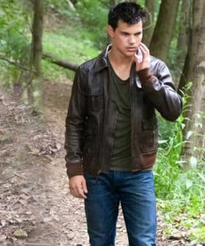 TAYLOR LAUTNER ABDUCTION LEATHER JACKET