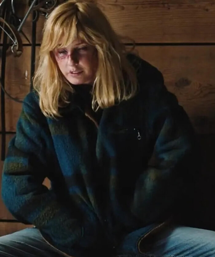 Beth Dutton Yellowstone Blue Flannel Jacket