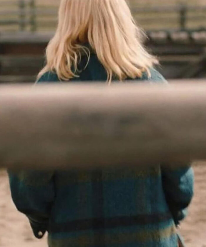 Beth Dutton Yellowstone Blue Flannel Jacket