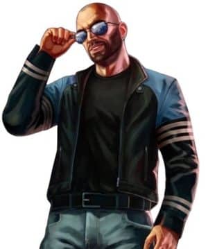 GTA 6 Black Biker Leather Jacket