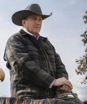 Yellowstone John Dutton Plaid Wool Jacket - Image 2