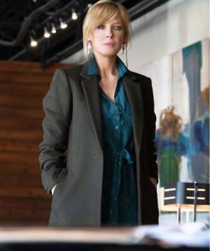 Yellowstone Season 3 Beth Dutton Grey Wool Coat