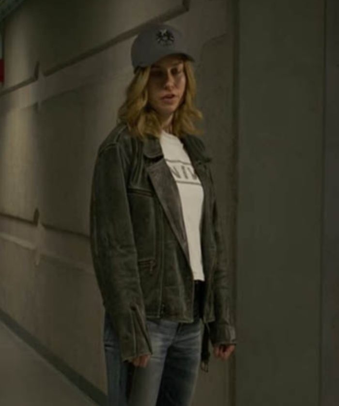 Captain-Marvel-Brie-Larson-Distressed-Leather-Jacket