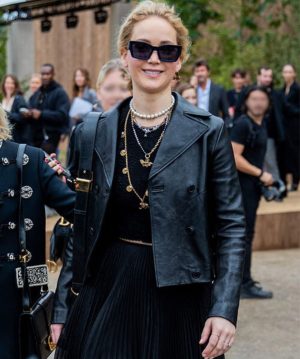 Jennifer-Lawrence-Black-Leather-Jacket