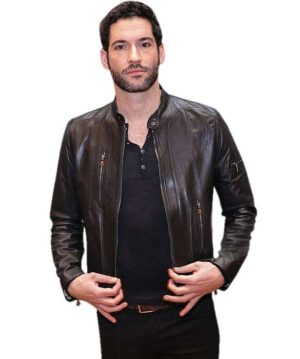 Tom-Ellis-Lucifer-Brown-Leather-Jacket