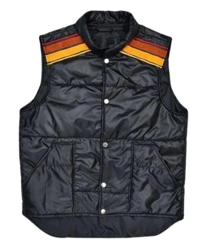 Brad Pit FC Puffer Vest - USA Leather Factory