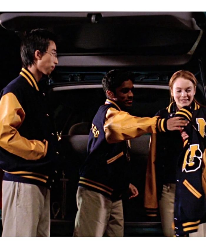 Lindsay Lohan Mean Girls Varsity Jacket