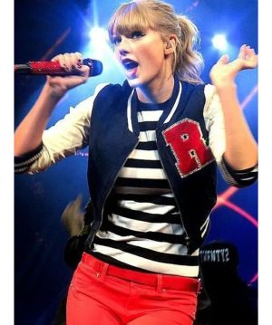 Taylor Swift Tour Blue Letterman Jacket