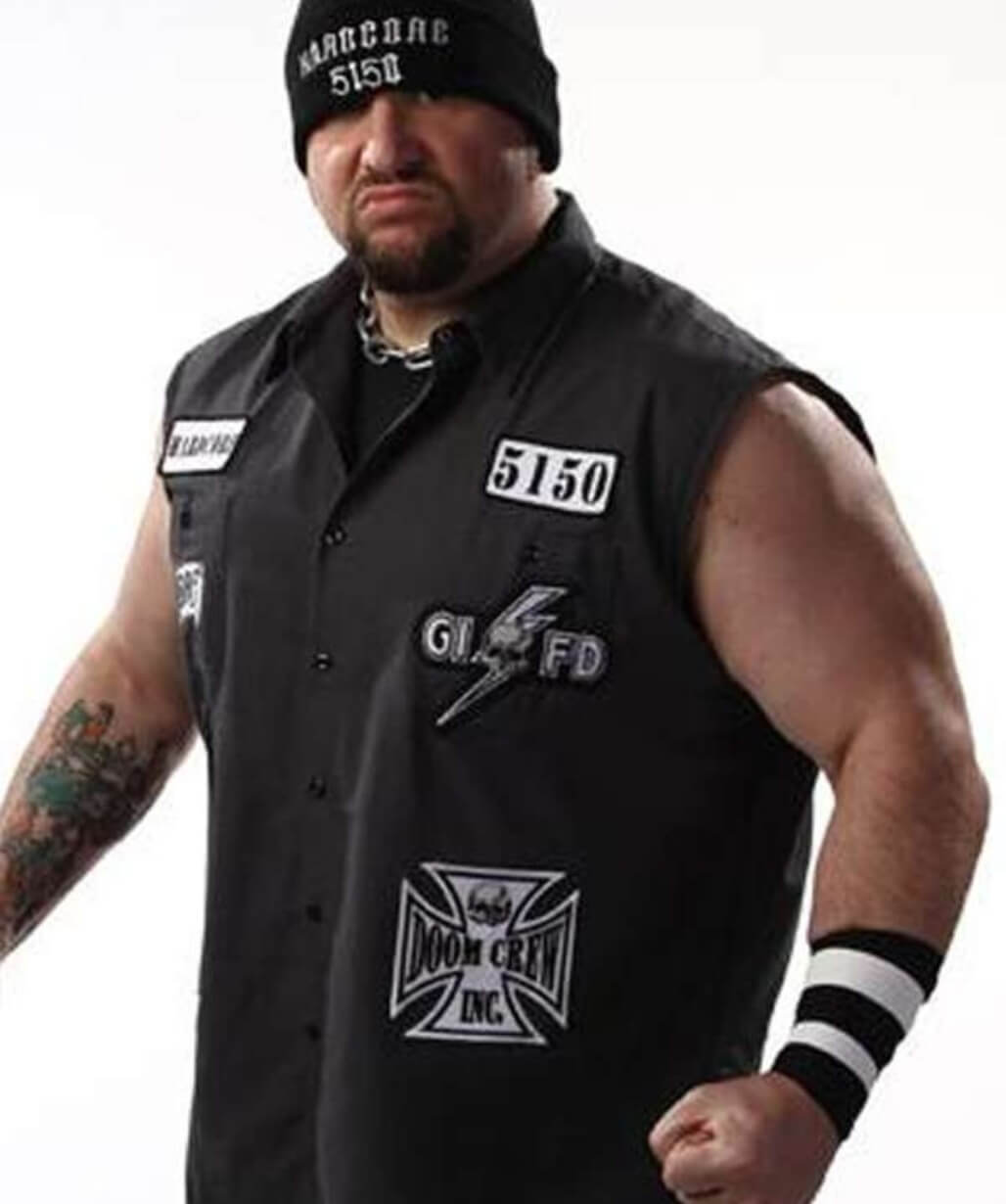 Bully Ray WWE Black Vest - USA Leather Factory