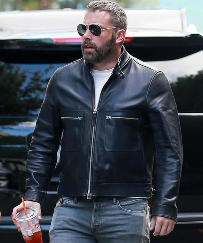 Ben Affleck Motorcycle Leather Jacket