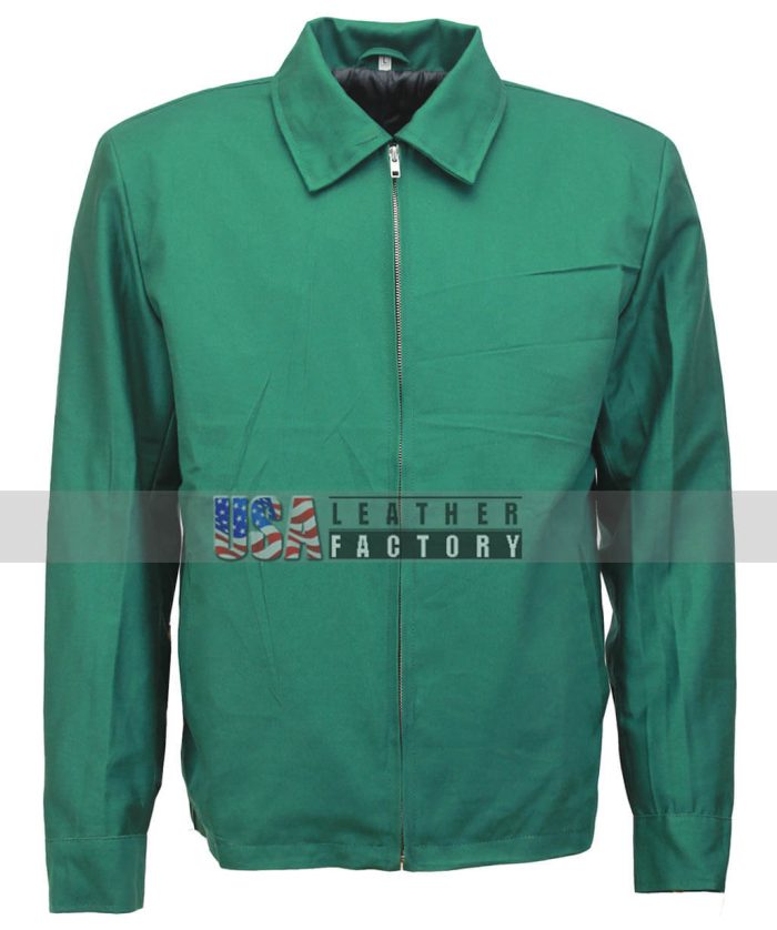 Brad Pitt Bullet Train Ladybug Green Jacket