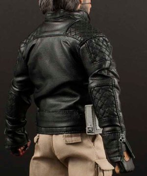 Metal Gear Solid 5 Venom Snake Black Leather Jacket