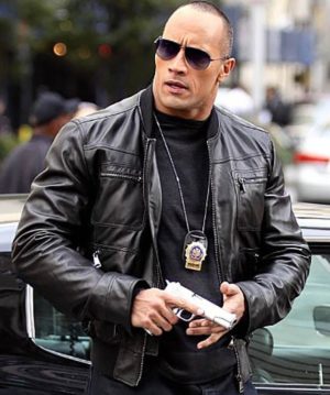 Dwayne Johnson The Other Guys Leather Jacket