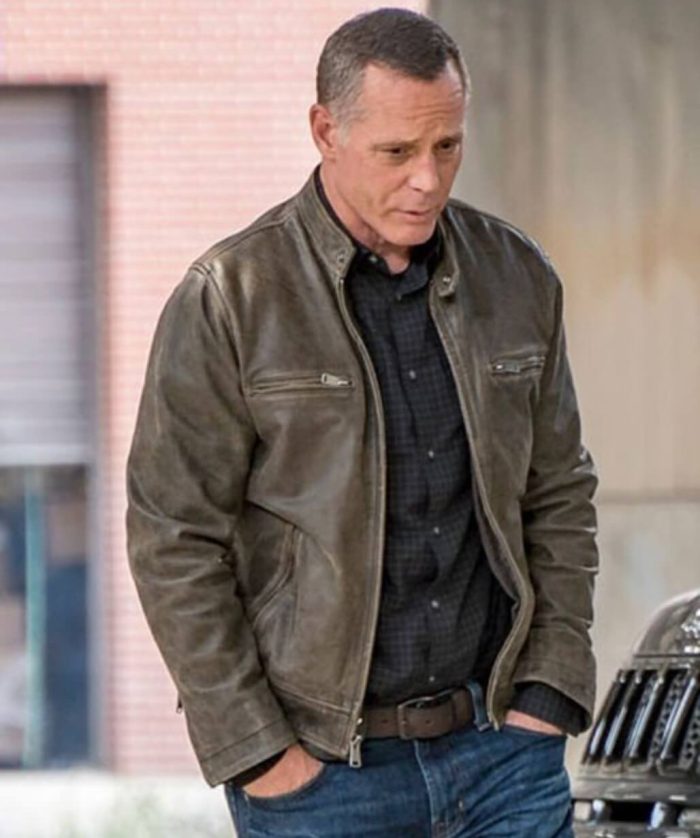 Jason Beghe Chicago P.d. Hank Voight Leather Jacket - Usa Leather Factory