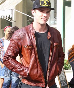 Nicholas Hoult Mad Max Fury Road Nux Brown Jacket