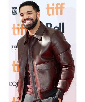 Drake Film Festival Maroon Jacket