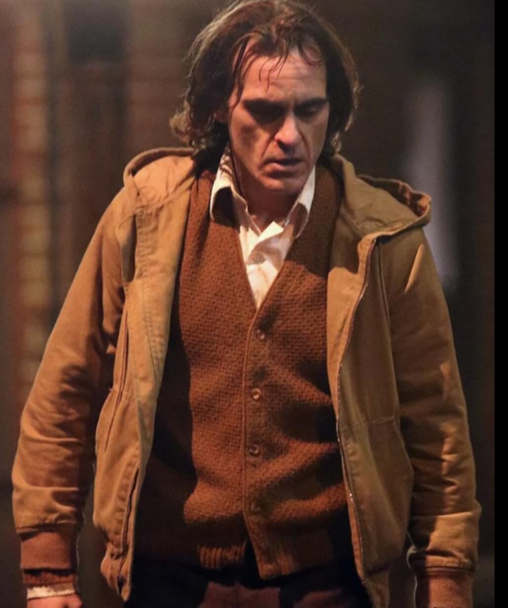 Joaquin Phoenix Joker Hoodie Jacket - USA Leather Factory